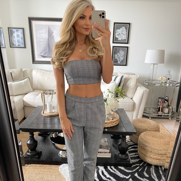Pants - Two piece gingham set